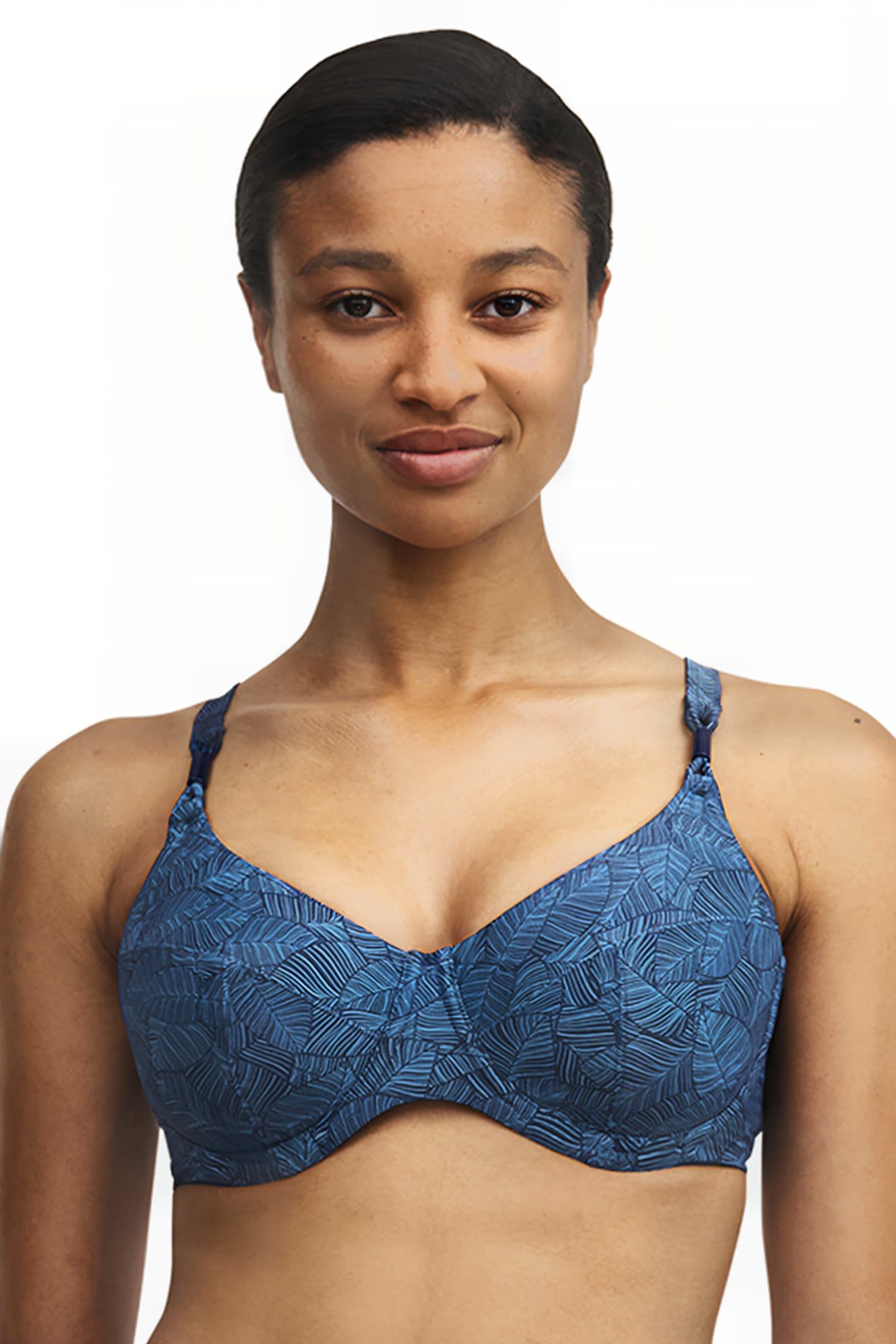 SW BRA UNDERW. COVERING BLUE PLAMS 1