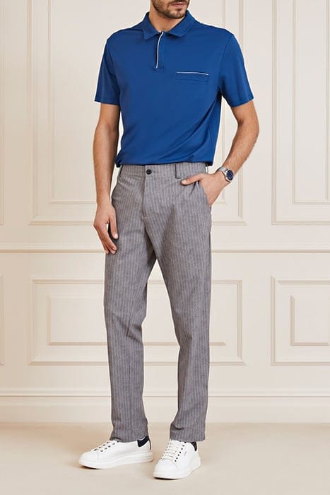 MARCIANO BY GUESS FORMAL PERFORMANCE BLUE POLO SHIRT LILY 3