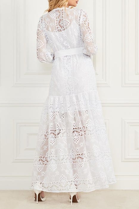MARCIANO BY GUESS CASSANDRA DRESS TRUE WHITE A000 5