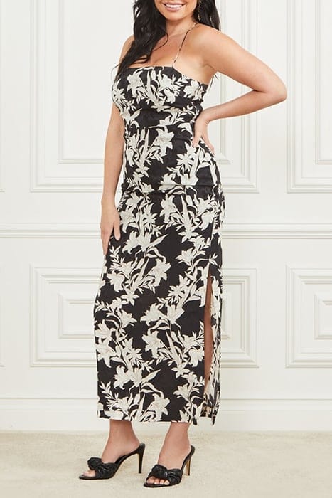 MARCIANO BY GUESS SUNBURST BLACK DRESS SUNBURST BLACK PRINT 5