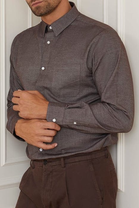 MARCIANO BY GUESS CHARLES ITALIAN COLL BROWN/WHITE FORMAL SH 6