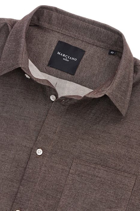 MARCIANO BY GUESS CHARLES ITALIAN COLL BROWN/WHITE FORMAL SH 8