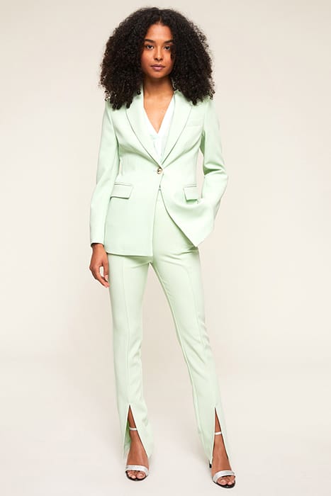 REGULAR TROUSERS WITH SPLIT GREEN 3