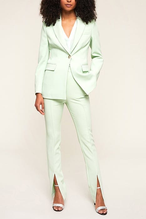 REGULAR TROUSERS WITH SPLIT GREEN 5