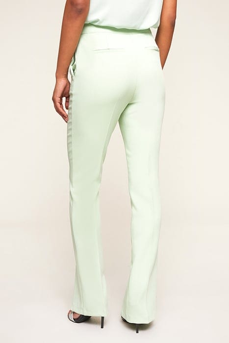 REGULAR TROUSERS WITH SPLIT GREEN 2