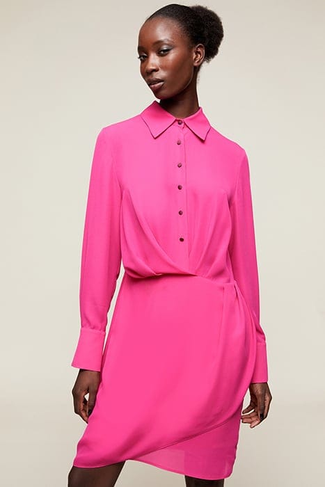 CHEMISIER DRESS FUCSIA 1