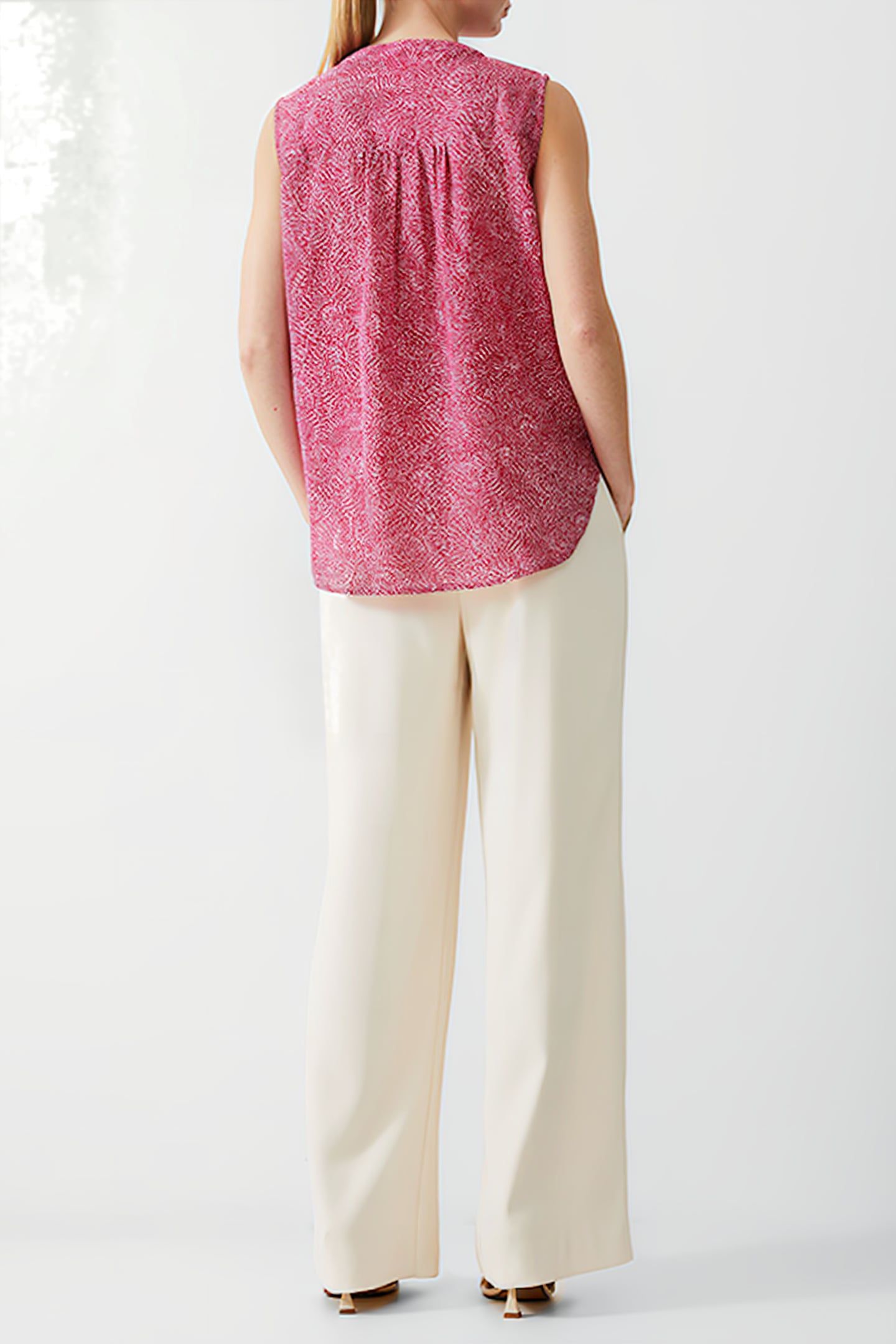 BERNICE SLVLESS HENLEY TANK SEA PINK 3