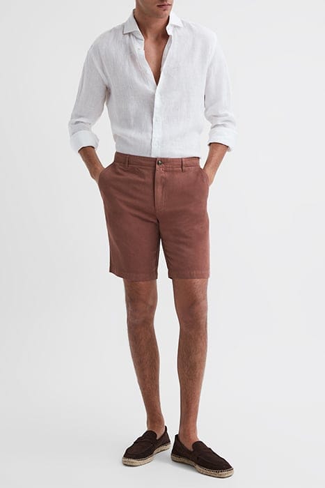 EZRA CASUAL SHORTS RUST — 3