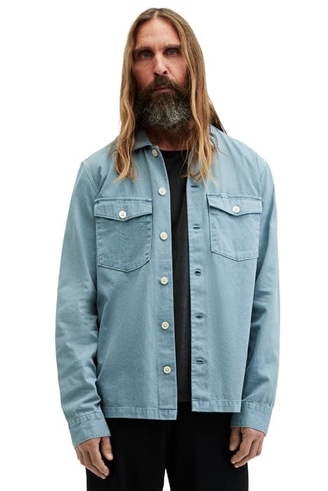 SPOTTER LS SHIRT DUSTY BLUE 1
