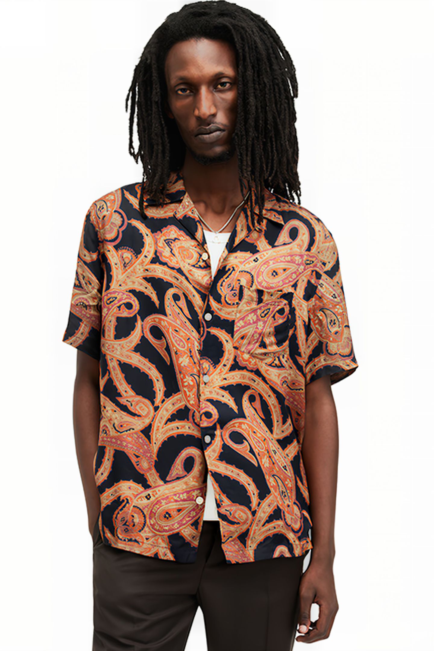 MORGANZA SS SHIRT JET BLACK 1