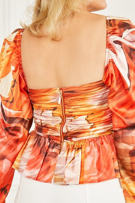 MARCIANO BY GUESS SPEAKEASY TOP DREAMER PRINT 8