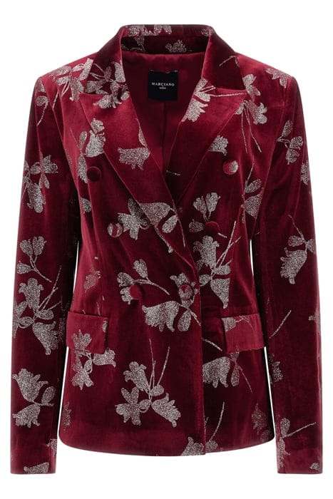 MARCIANO BY GUESS ANGELICA BLAZER PURPLE PETAL WITH RO 4