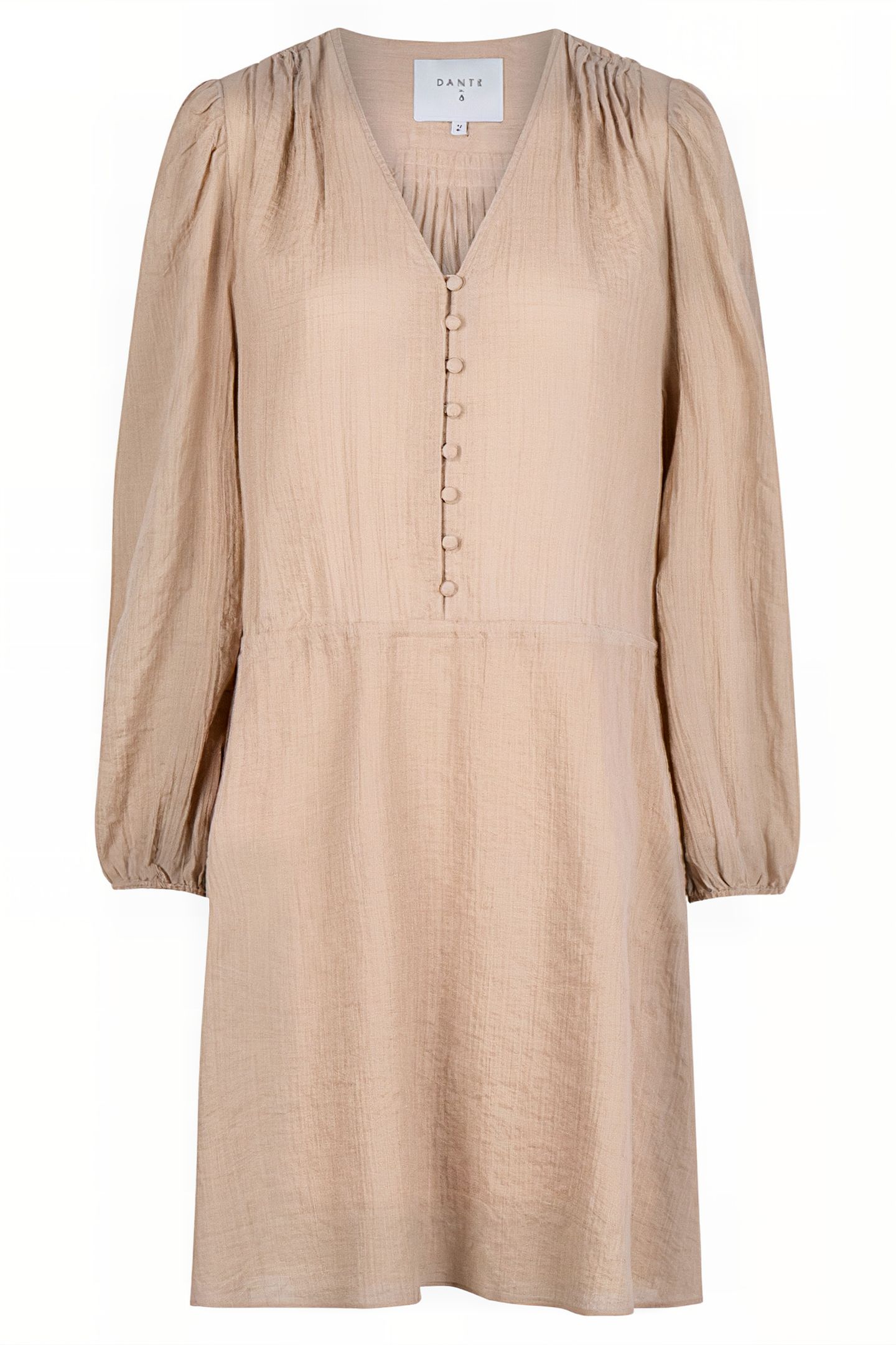 D6VICHY BOHEMIAN DRESS COBBLESTONE 4