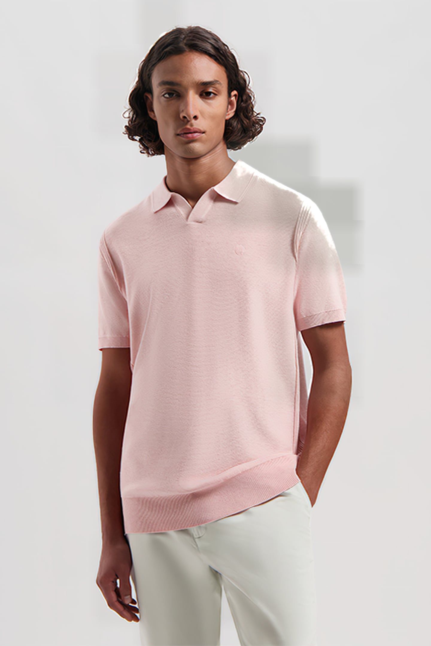 DS_MERCURY SHORT SLEEVE POLO PEARL 1