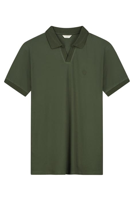 DS-BOWIE V-NECK POLO DARK ARMY 3