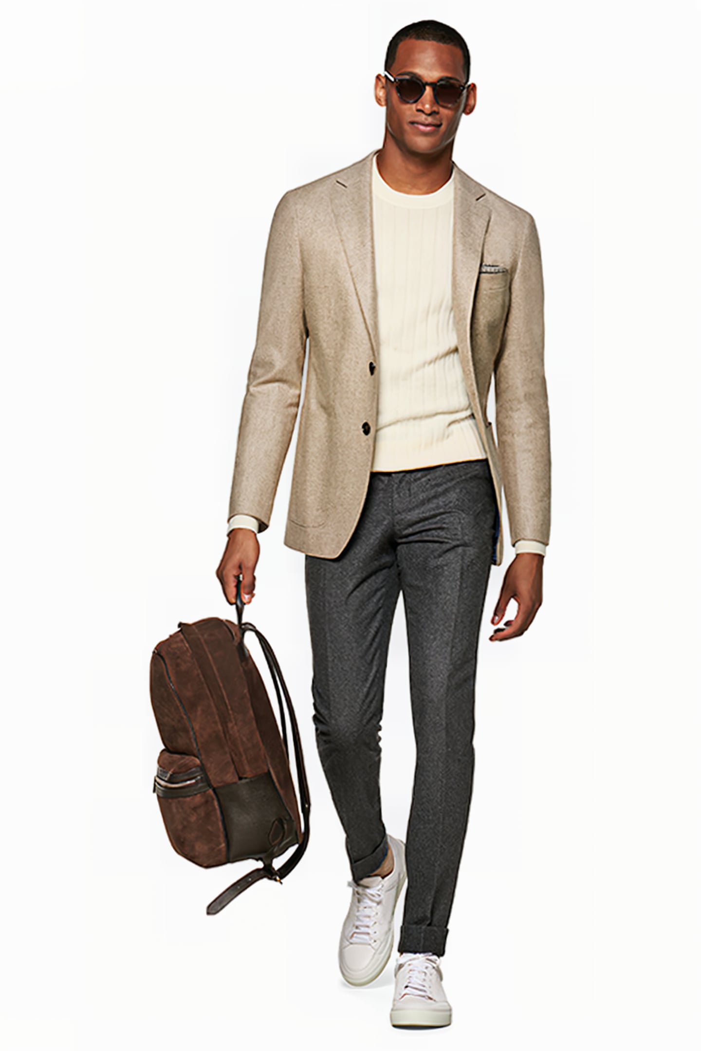 TROUSERS-MID GREY MID GREY 1