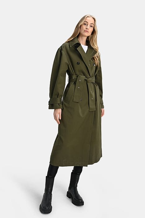 LA-OLIVE TRENCHCOAT ARMYGREEN 3