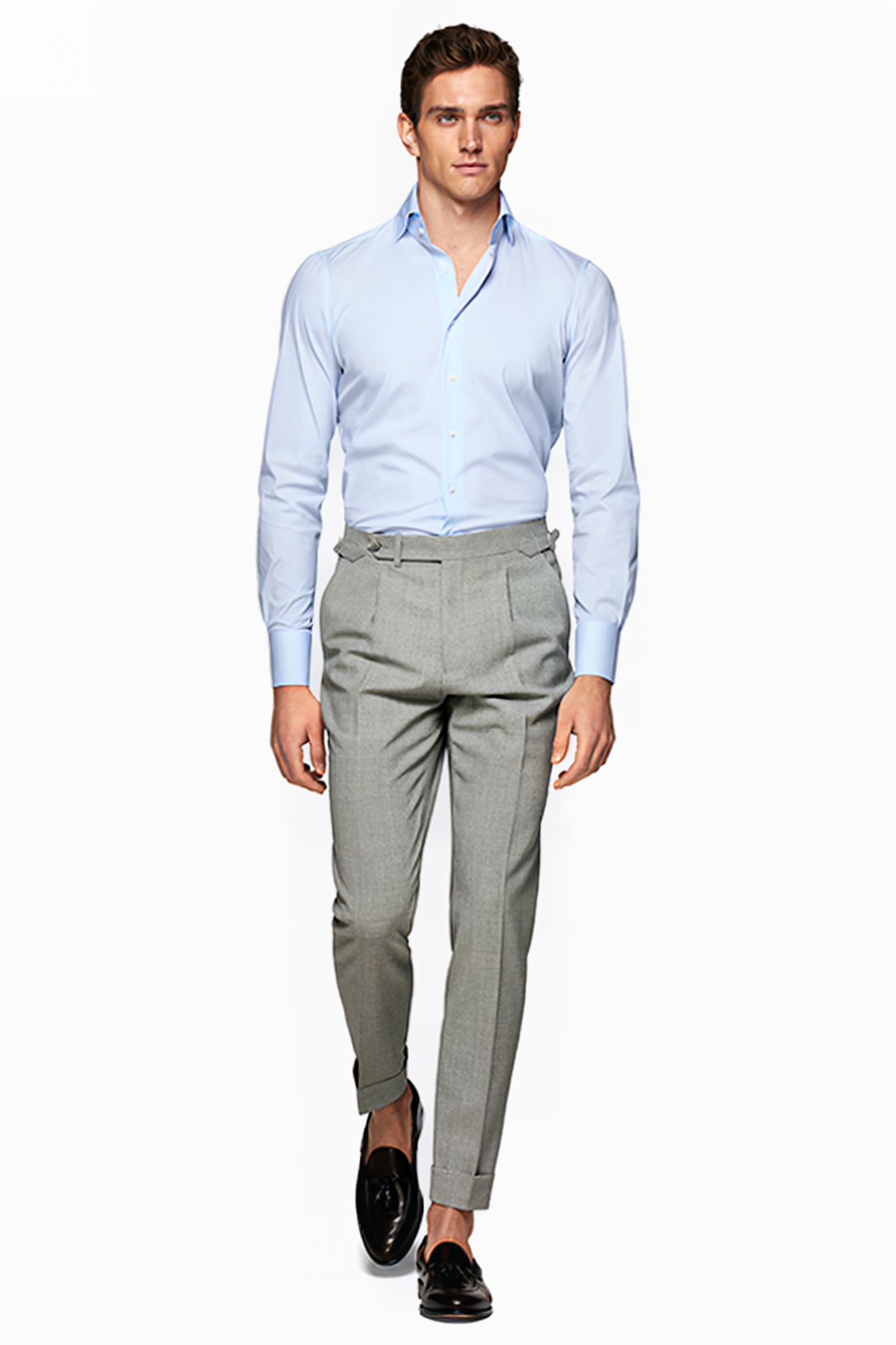 LUXURY STRETCH L.BLUE HAIRLINE LIGHT BLUE 3