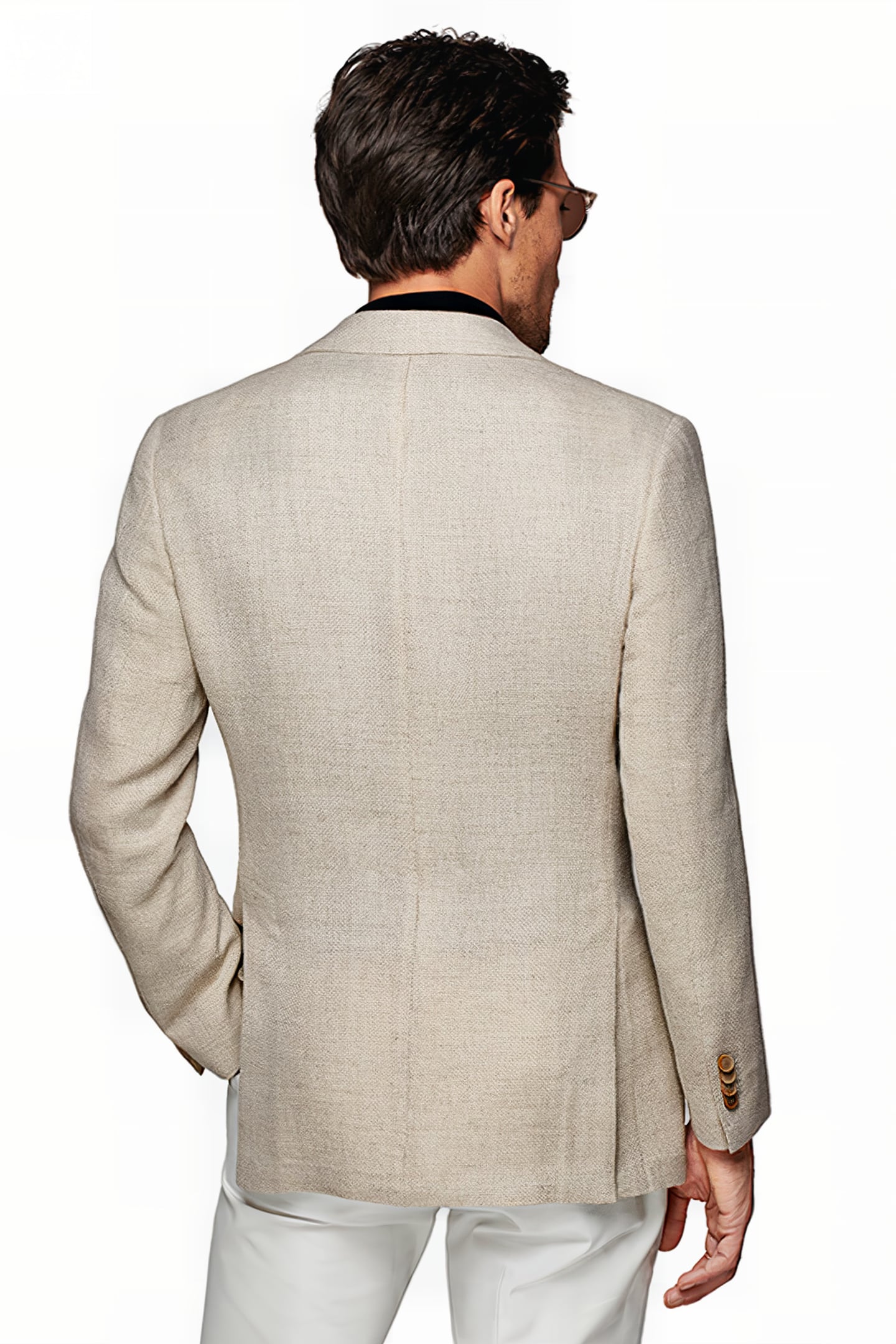 JACKET-L.BROWN-HERRINGBONE LIGHT BROWN 2