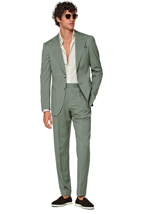 SUIT-MID-GREEN LIGHT GREEN 1