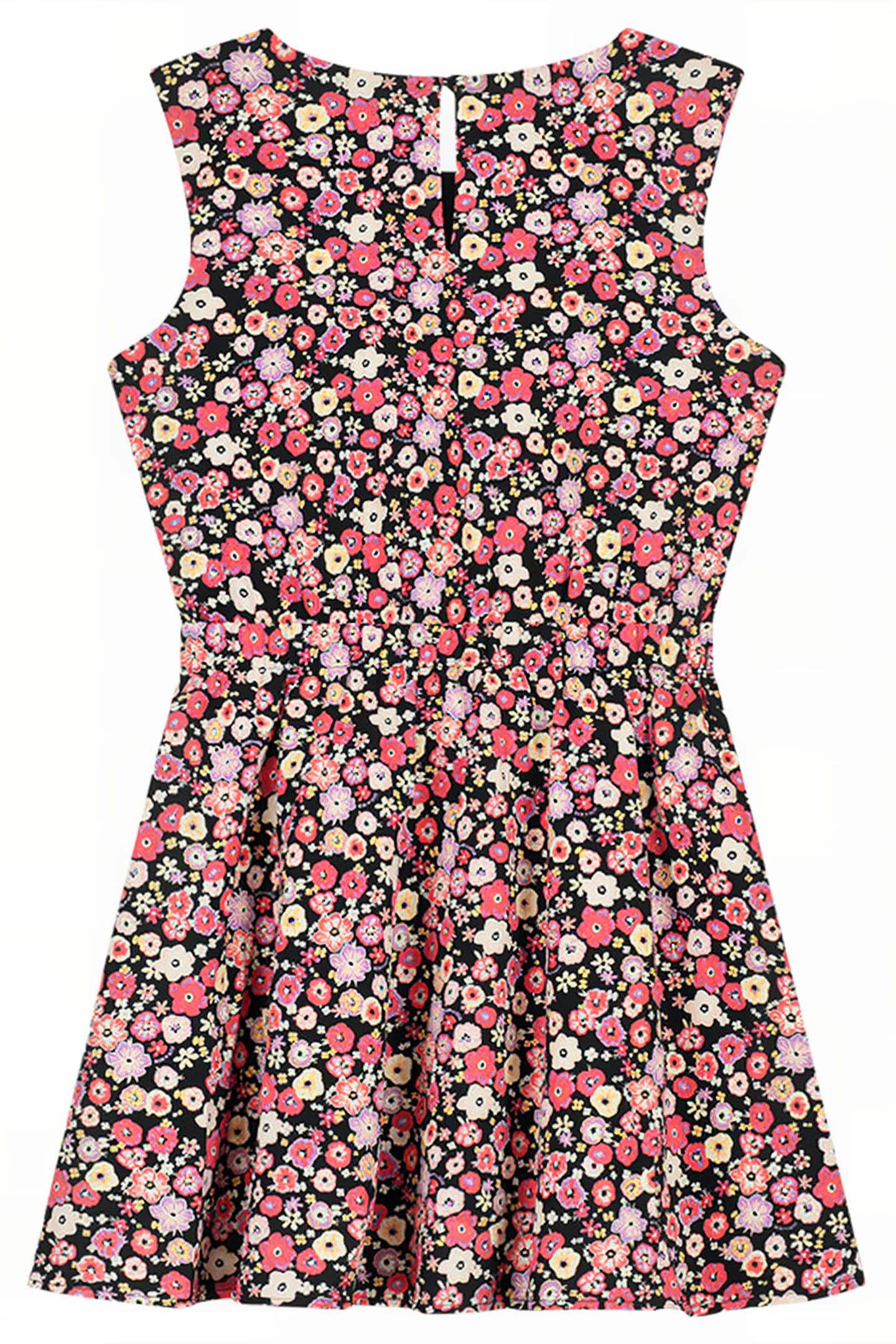 NORA DRESS CANDY PINK/BLACK 2