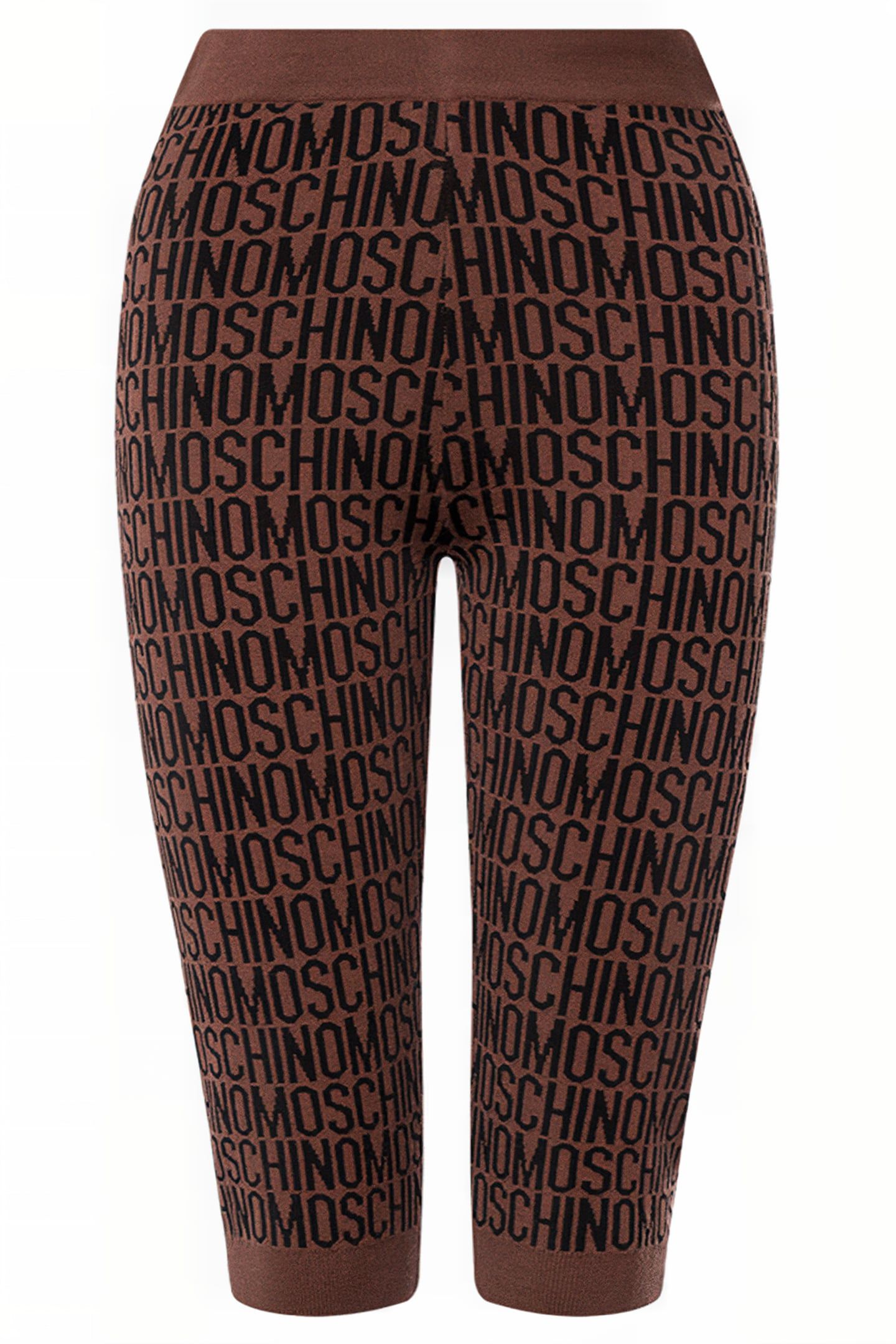 ALLOVER LOGO WOOL LEGGINGS BROWN 3