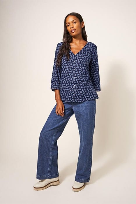 RAE COTTON TOP NAVY 1