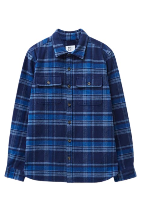 DARWEN CHECK OVERSHIRT DARK NAVY 3