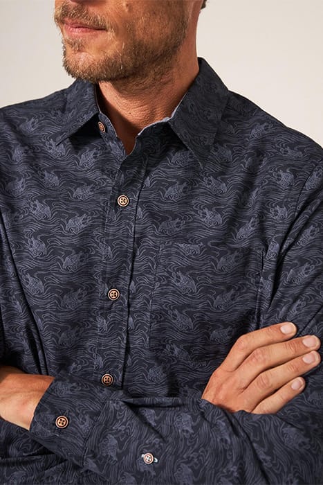 DUCK PRINTED SHIRT DARK NAVY 5