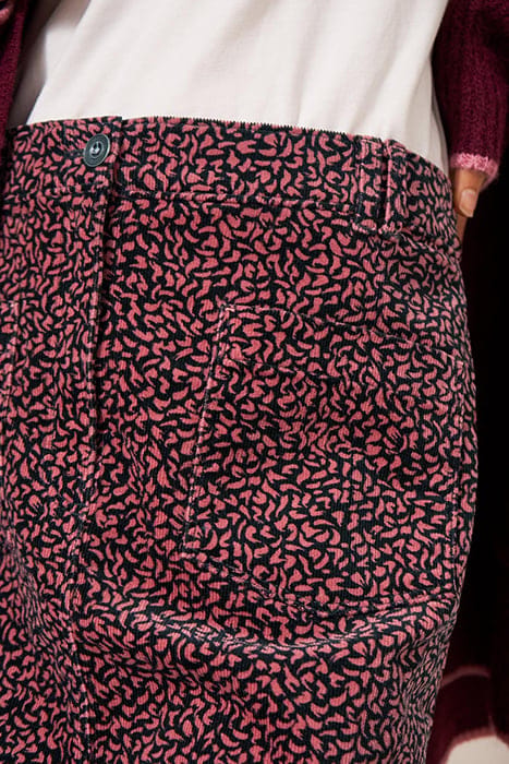 MELODY  CORD SKIRT PINK 5
