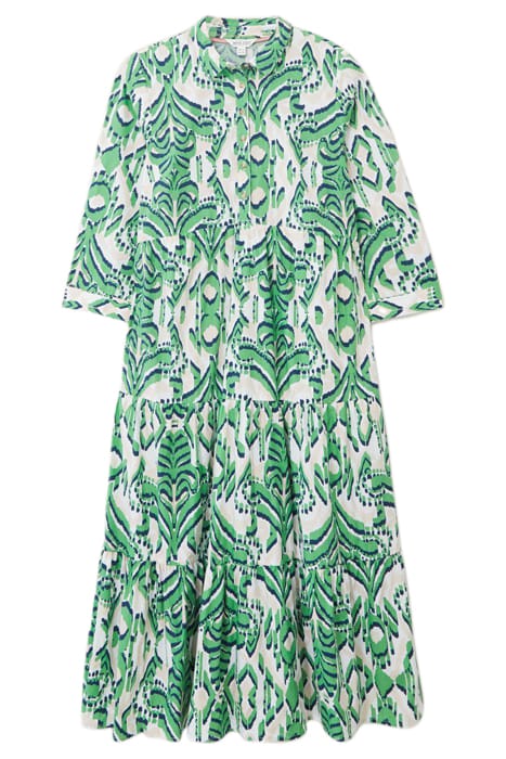 MAYRA TIERED SHIRT DRE GREEN 3