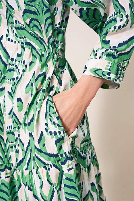 MAYRA TIERED SHIRT DRE GREEN 5