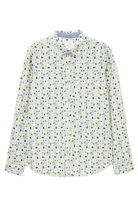 ANTIQUE PRINTED SHIRT NATURAL 1