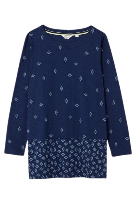 CARRIE TUNIC NAVY PRINTED 3