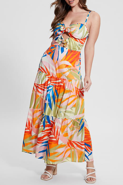 MARCIANO BY GUESS SL TROPIC DRESS HAVANA PRINT 4