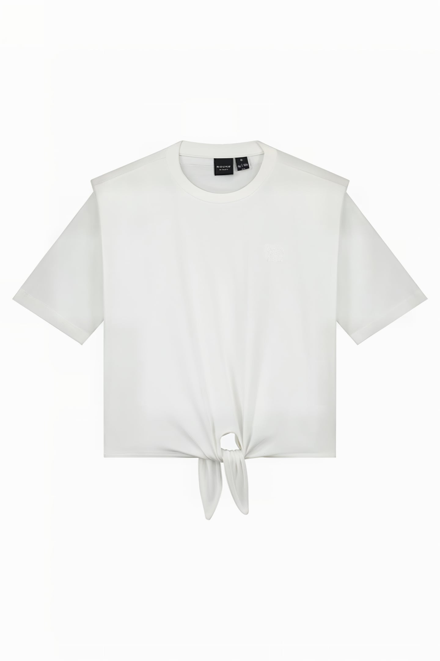 PADDED SHOULDER T-SHIRT OFF WHITE 1