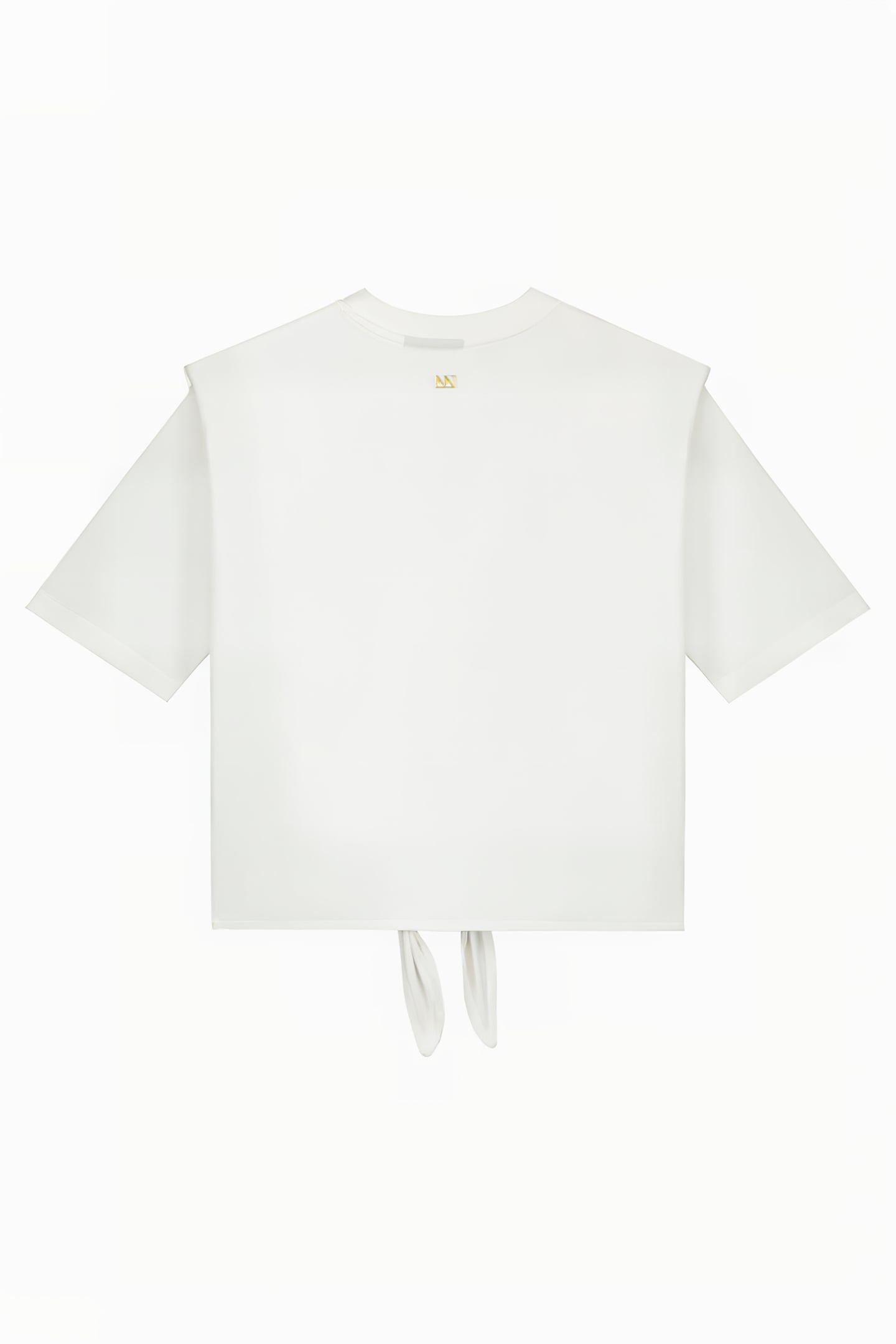 PADDED SHOULDER T-SHIRT OFF WHITE 2