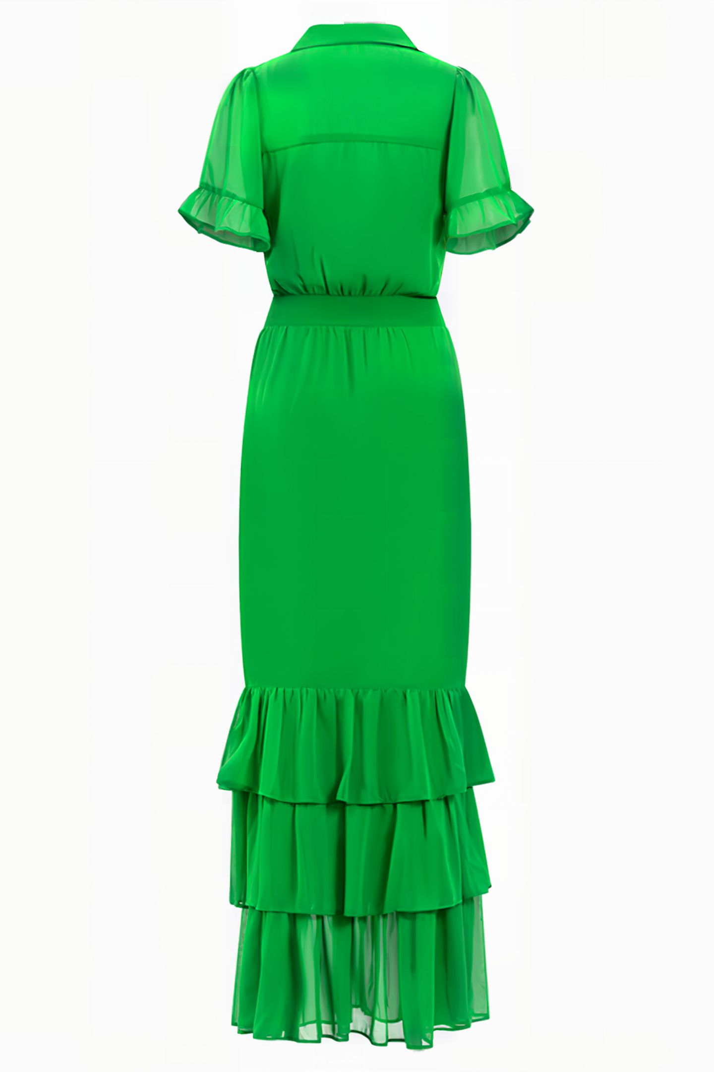 REX MAXI DRESS FERN GREEN 2