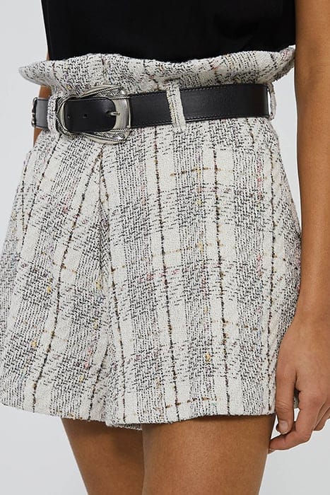 VANKO SHORT IN MULTICO ECRU 4