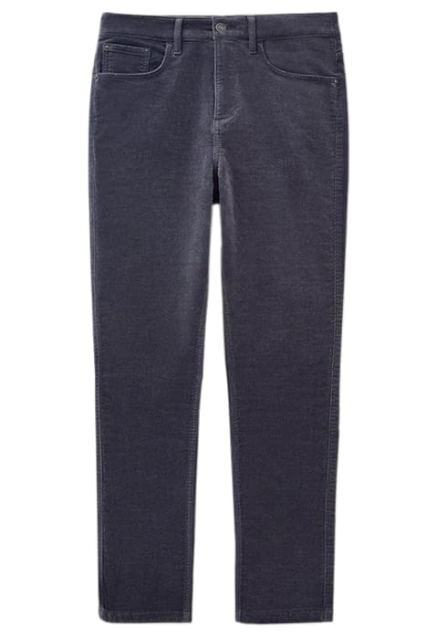 AMELIA SKINNY CORD TROUSER MID GREY 2