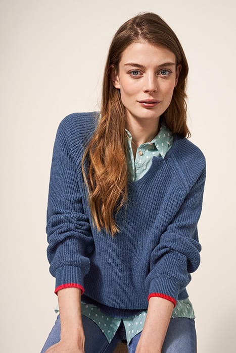 JENNIE RIB JUMPER DARK NAVY 3