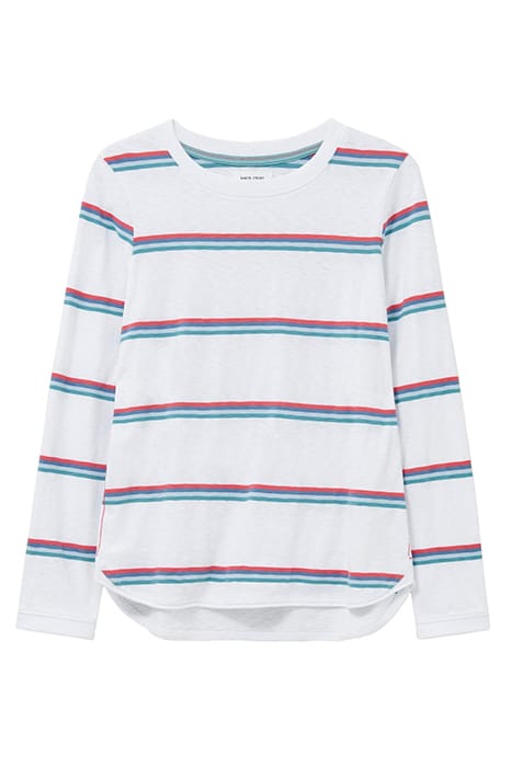 CAIE STRIPE TEE WHITE 2