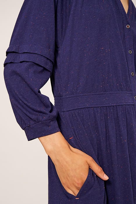 HALLIE JERSEY MINI DRESS NAVY 4