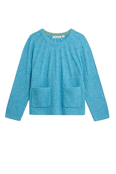 CLOVER JUMPER MID BLUE 1