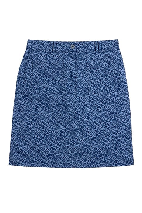 MELODY TWILL SKIRT BLUE PRINTED 3