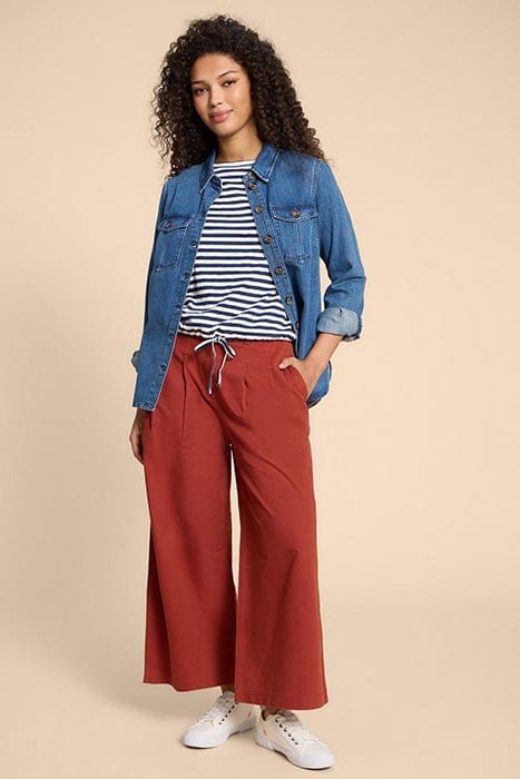 TASHA TIE HEM TOP NAVY 3