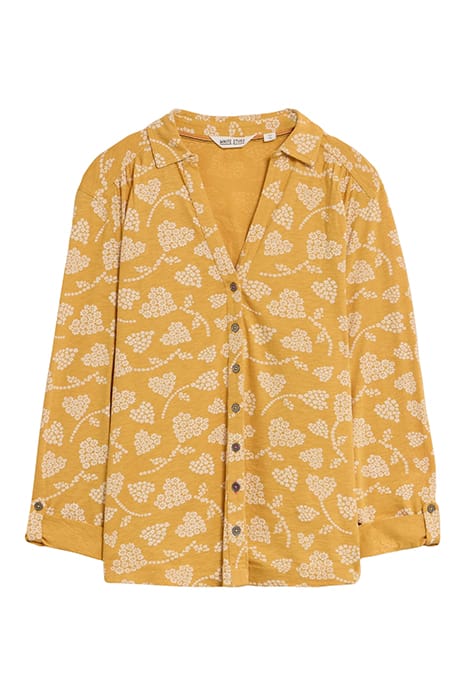 ANNIE JERSEY SHIRT YELLOW PRINTED 3