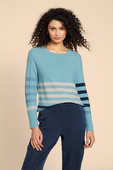 URBAN STRIPE JUMPER BLUE 1
