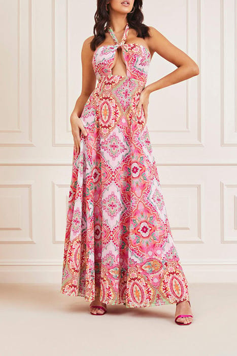 MARCIANO BY GUESS NORMANI HALTER MAXI DRESS TALITHA TILE PRI 1