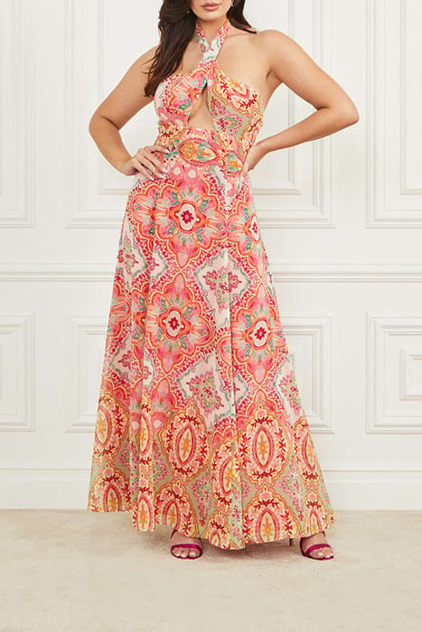 MARCIANO BY GUESS NORMANI HALTER MAXI DRESS TALITHA TILE PRI 4